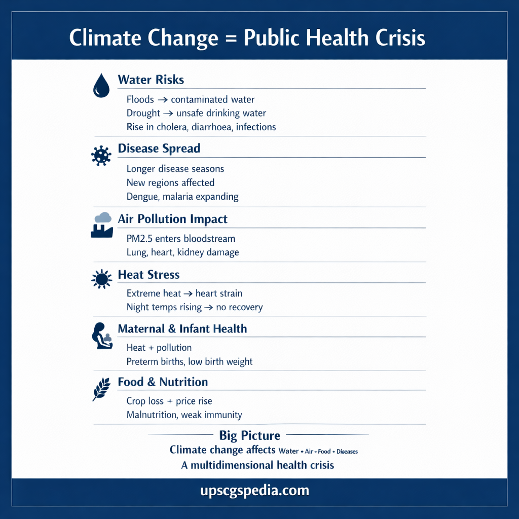 Climate change and emerging public health crisis in India